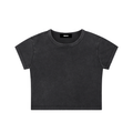 SNOW WASHED CROP TOP - BASIC