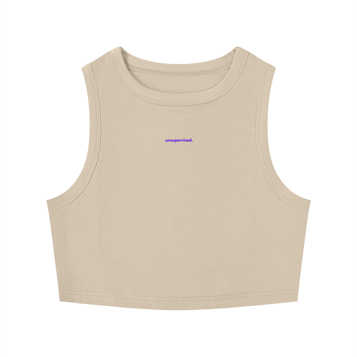 MAIN CHARACTER TIGHT CREWNECK CROP TANK TOP -  UNSUPERVISED