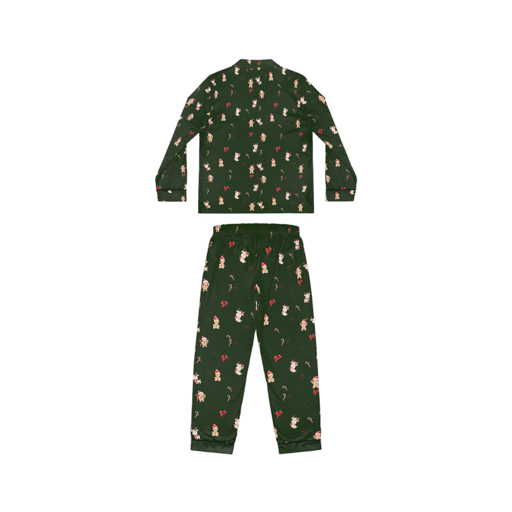 Christmas Satin Pajama Set