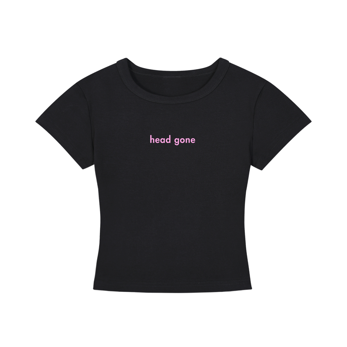 WOMEN'S CROPPED T-SHIRT - HEAD GONE