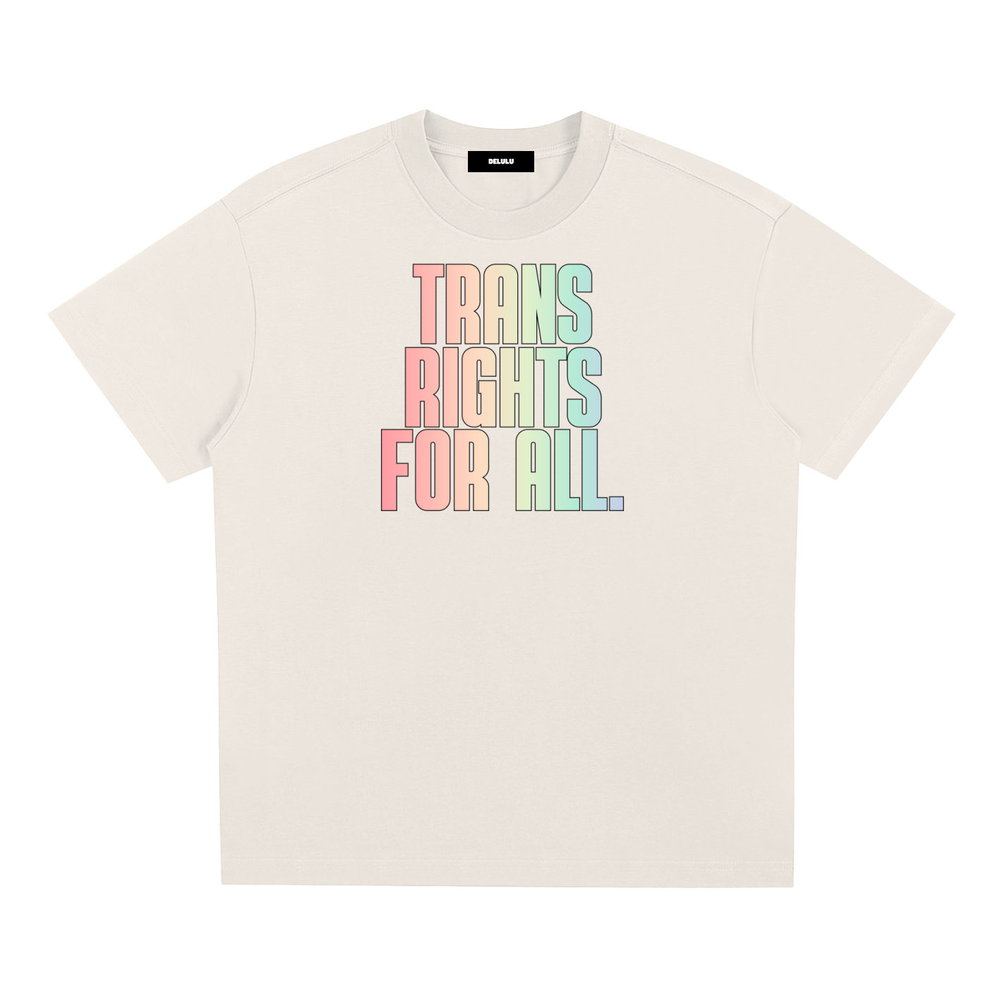 PRIDE LOOSE FIT UNISEX T-SHIRT - TRANS RIGTHS FOR ALL