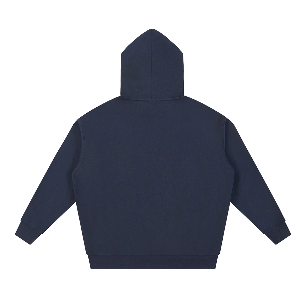 BASIC ESSENTIAL HEAVYWEIGHT HOODIE NAVY BLUE