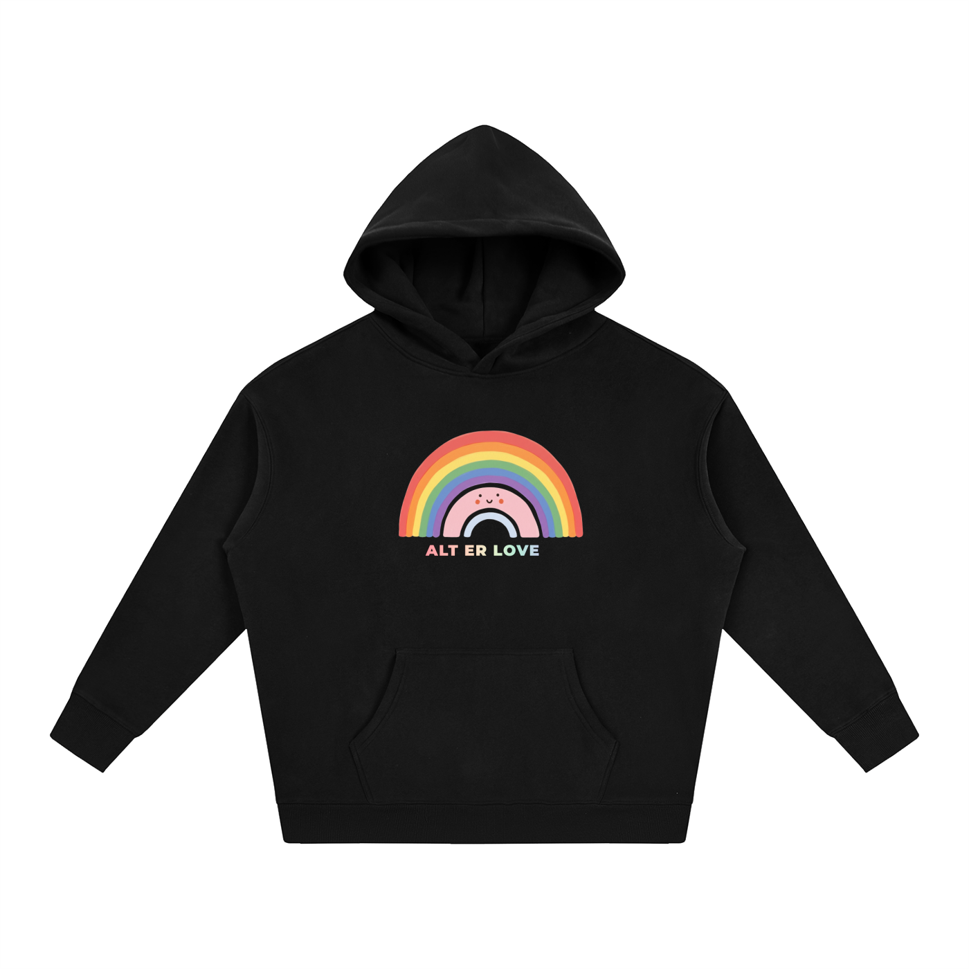 PRIDE OVERSIZED PREMIUM FLEECED HOODIE - ALT ER LOVE