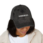 02 VINTAGE EMBROIDERED CAP - ADDERALL