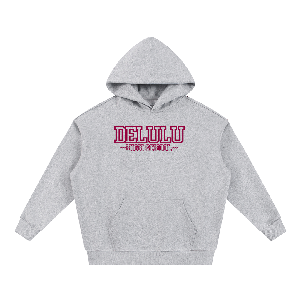 ESSENTIAL HEAVYWEIGHT HOODIE - DELULU HIGH SCHOOL