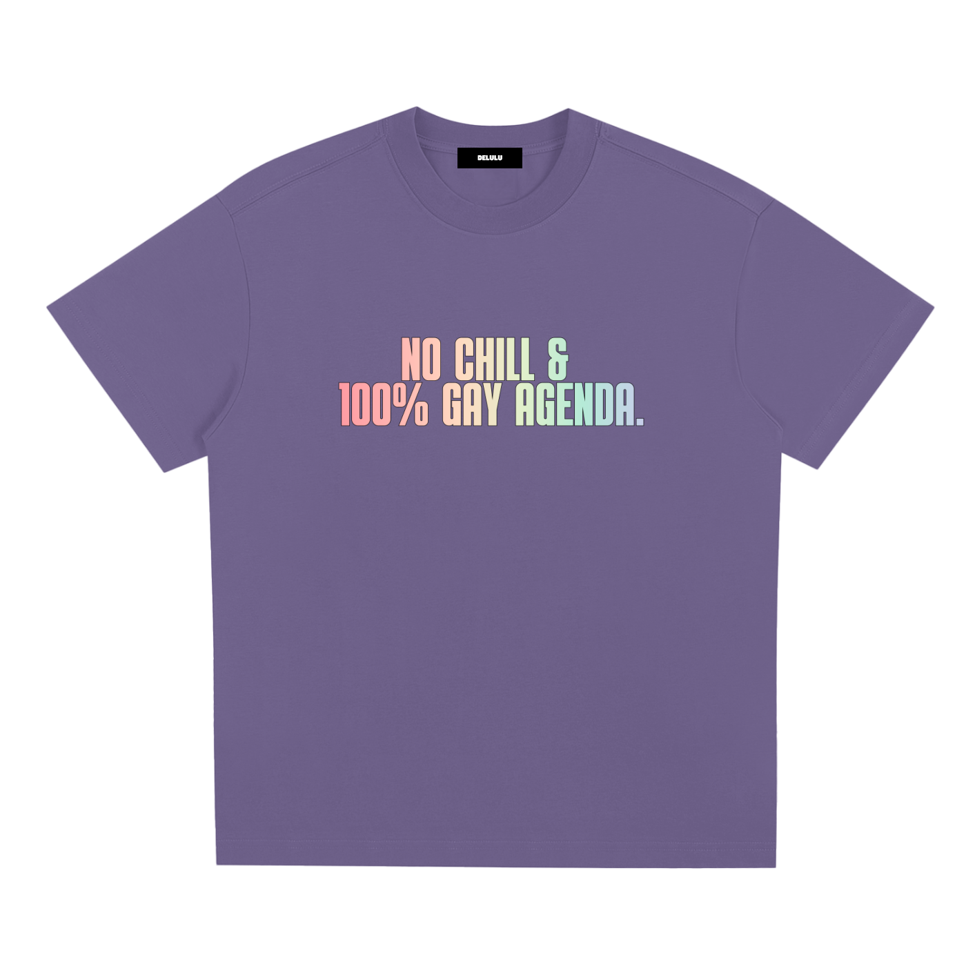 PRIDE LOOSE FIT UNISEX T-SHIRT - 100% GAY AGENDA