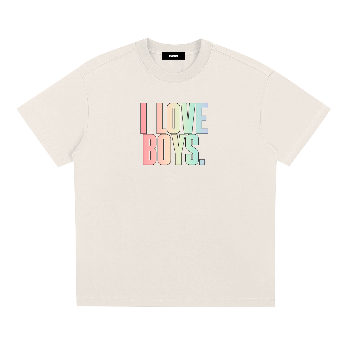PRIDE LOOSE FIT UNISEX T-SHIRT - I LOVE BOYS
