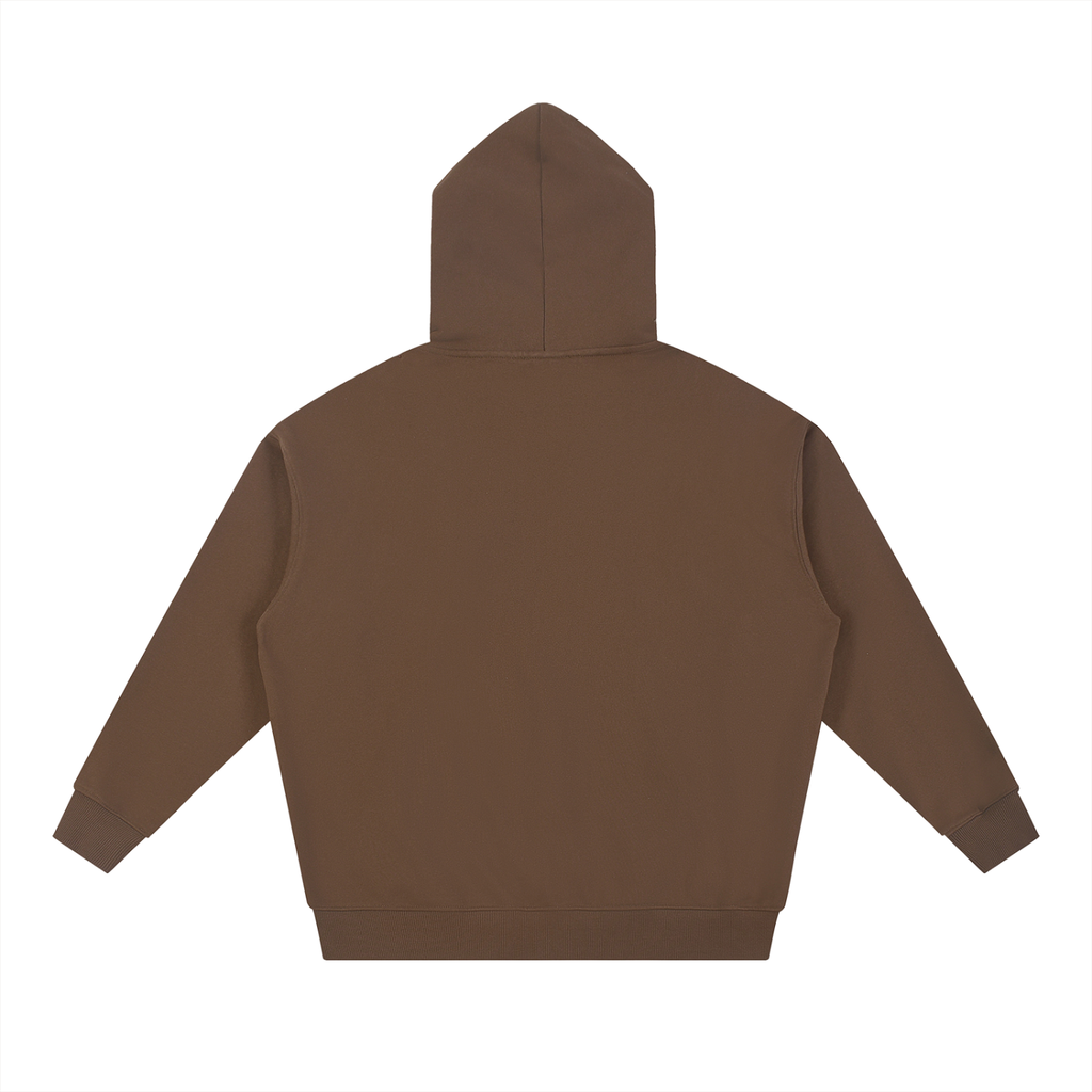 BASIC ESSENTIAL HEAVYWEIGHT HOODIE COFFEE