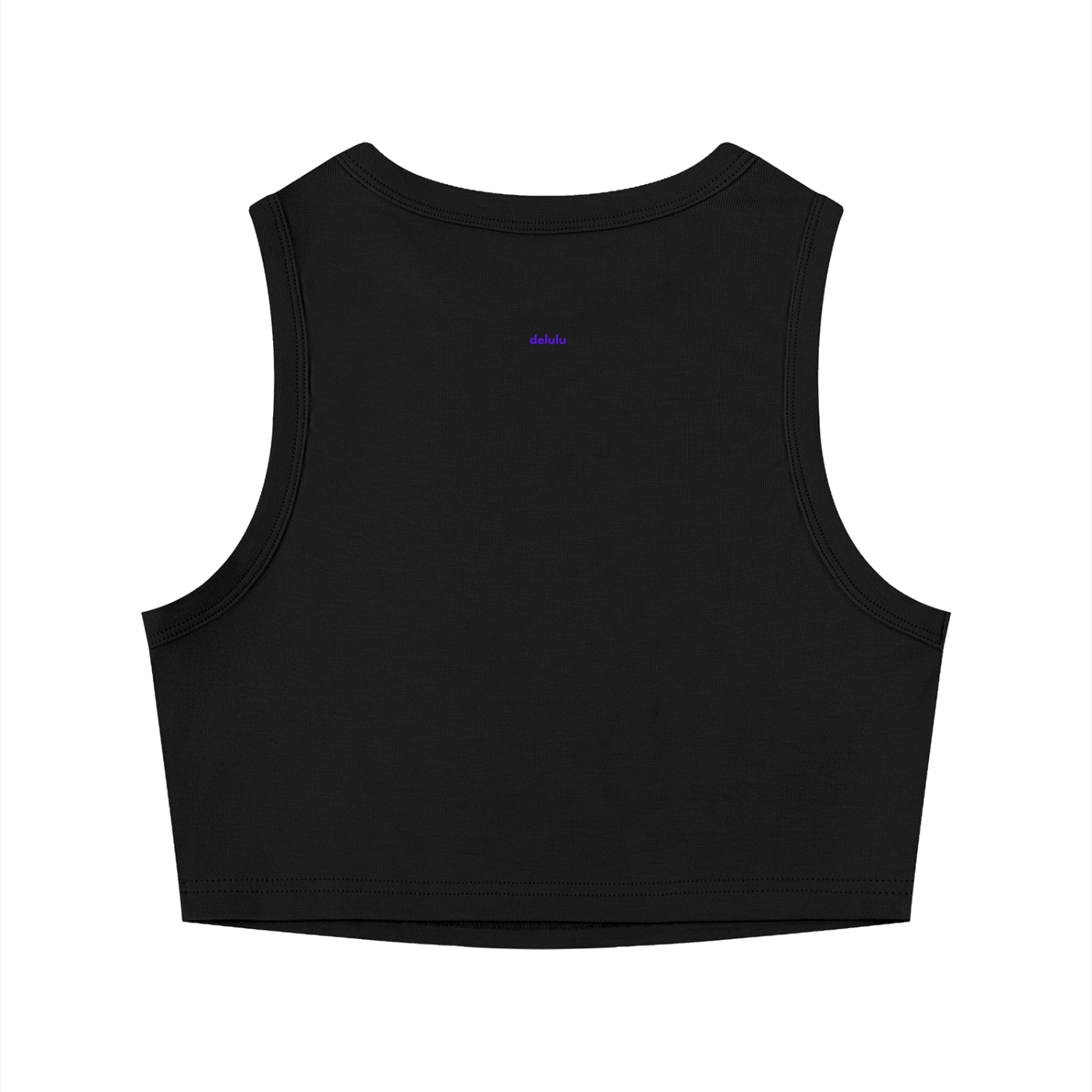 MAIN CHARACTER TIGHT CREWNECK CROP TANK TOP -  SELECTIVELY INCOMPETENT