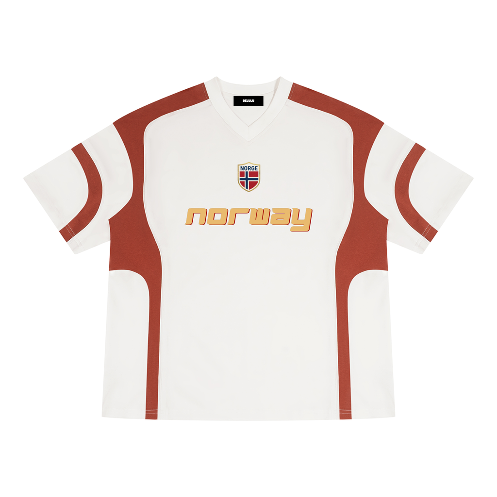 UNISEX COTTON T-SHIRT WORLD CUP - NORWAY - HAALAND