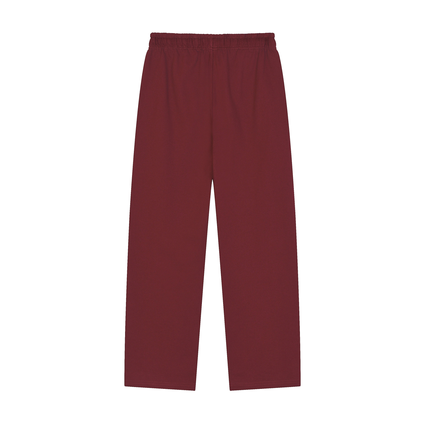 STRAIGHT-LEG SWEATPANTS UNISEX - RED