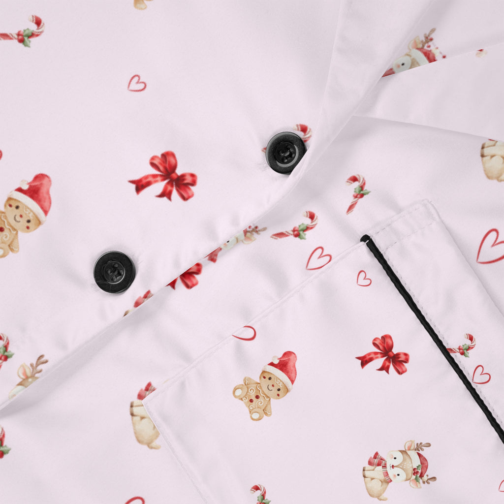Christmas Satin Pajama Set