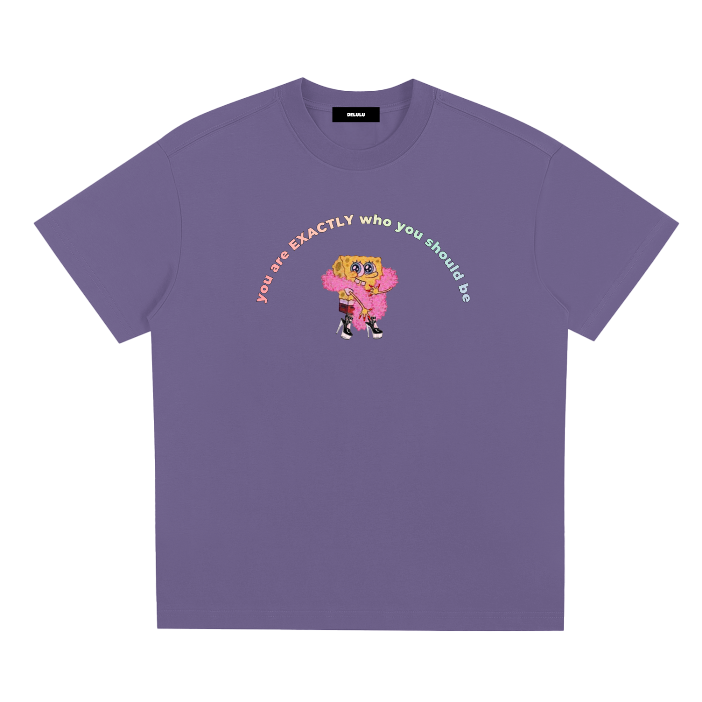 PRIDE LOOSE FIT UNISEX T-SHIRT - YOU ARE EXACTLY WHO YOU SHOULD BE