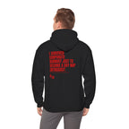11 QUITTERS CLUB HOODIE BLACK/RED