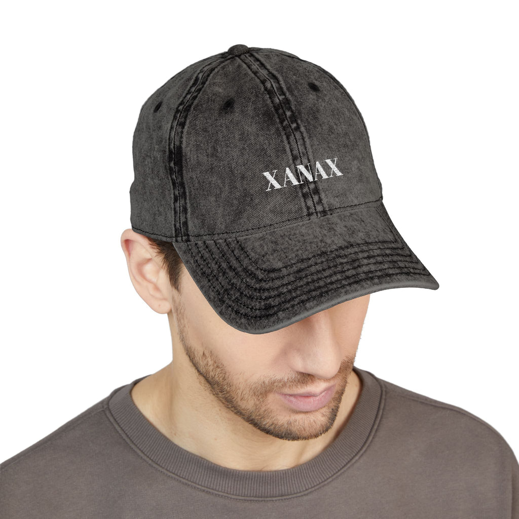 03 VINTAGE EMBROIDERED CAP - XANAX