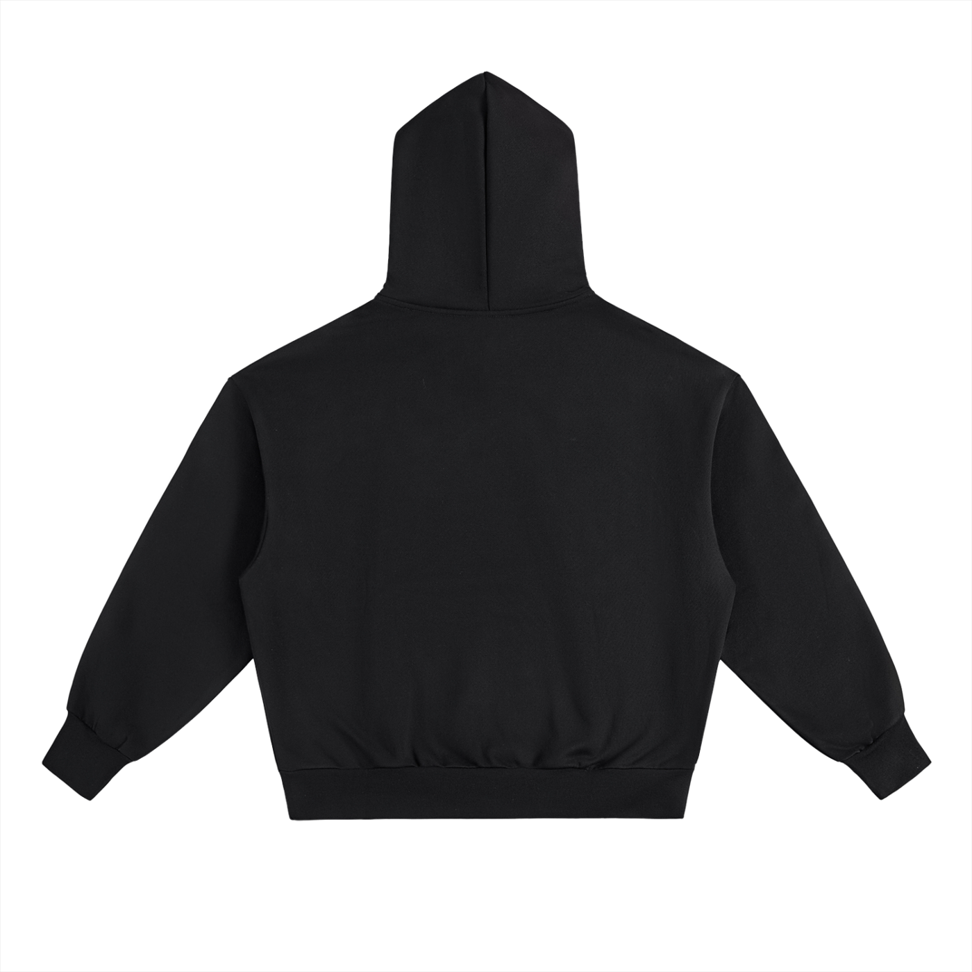 BASIC ESSENTIAL HEAVYWEIGHT FLEECE HOODIE BLACK
