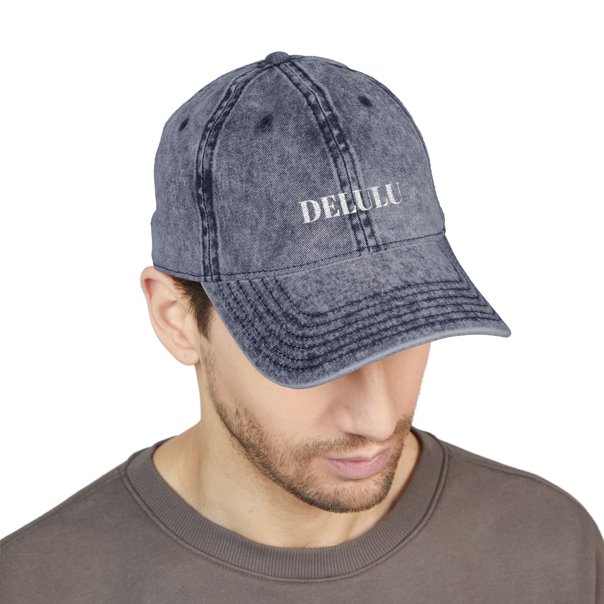 01 VINTAGE EMBROIDERED CAP - DELULU