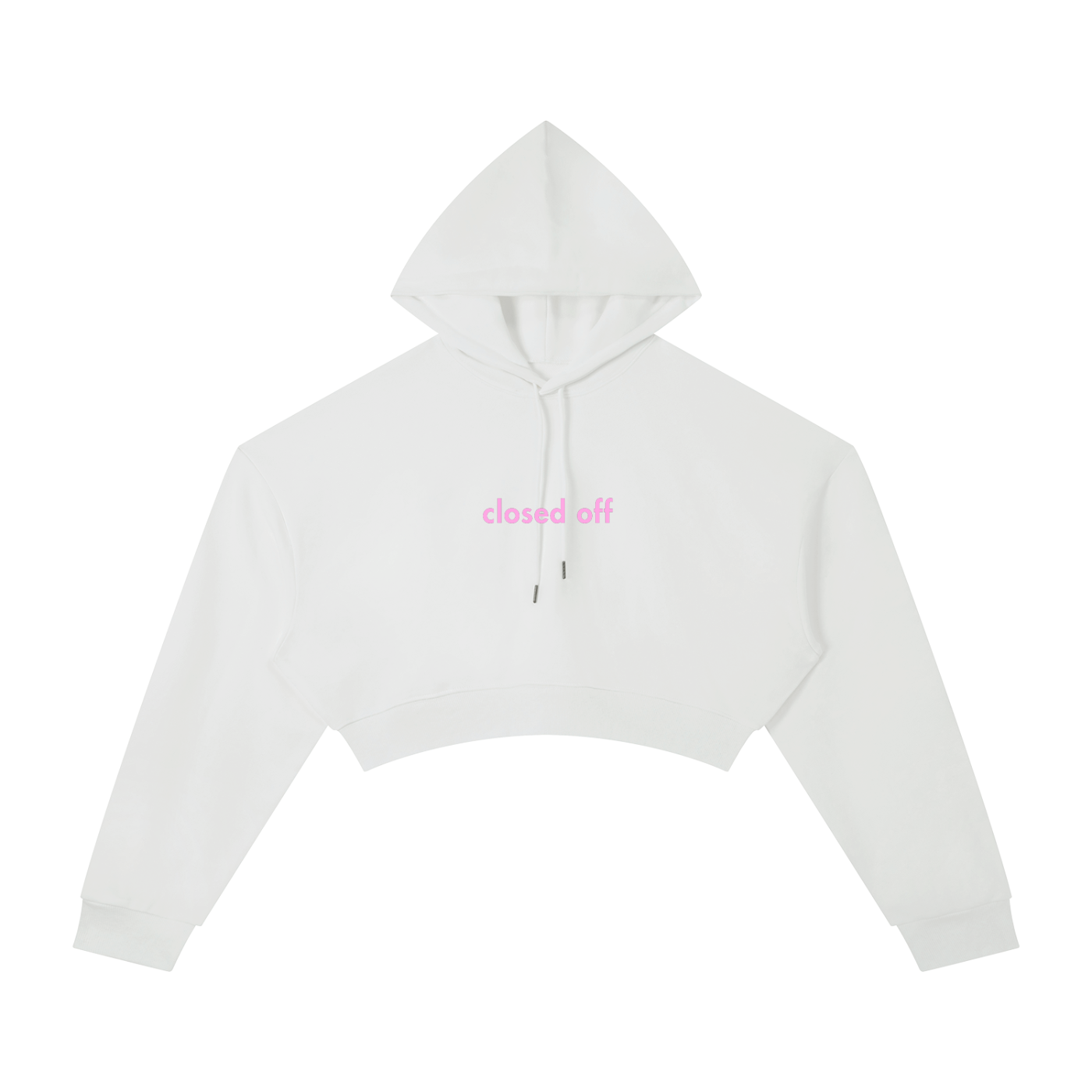 WOMEN'S CROPPED HOODIE - CLOSED OFF