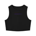 MAIN CHARACTER TIGHT CREWNECK CROP TANK TOP -  OPERATING STRICTLY ON MY OWN TERMS
