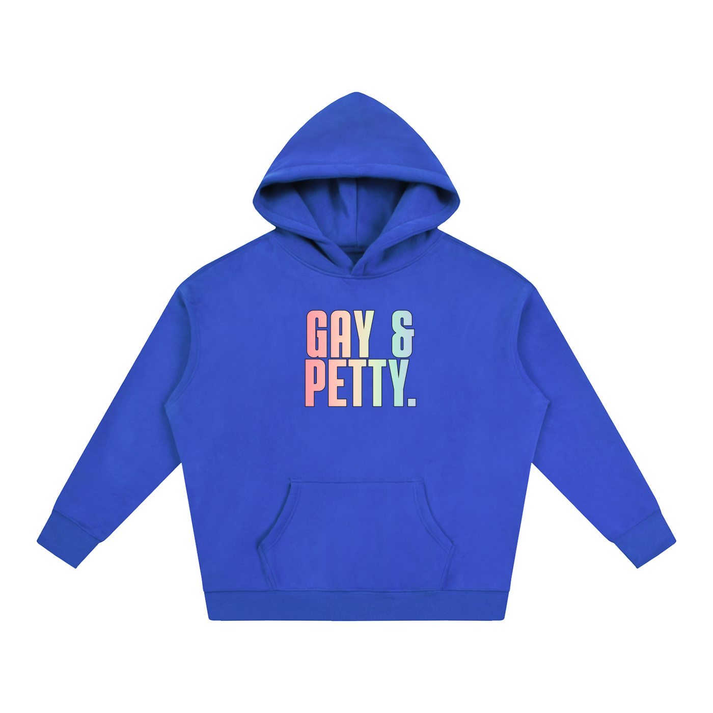 PRIDE OVERSIZED PREMIUM FLEECED HOODIE - GAY & PETTY