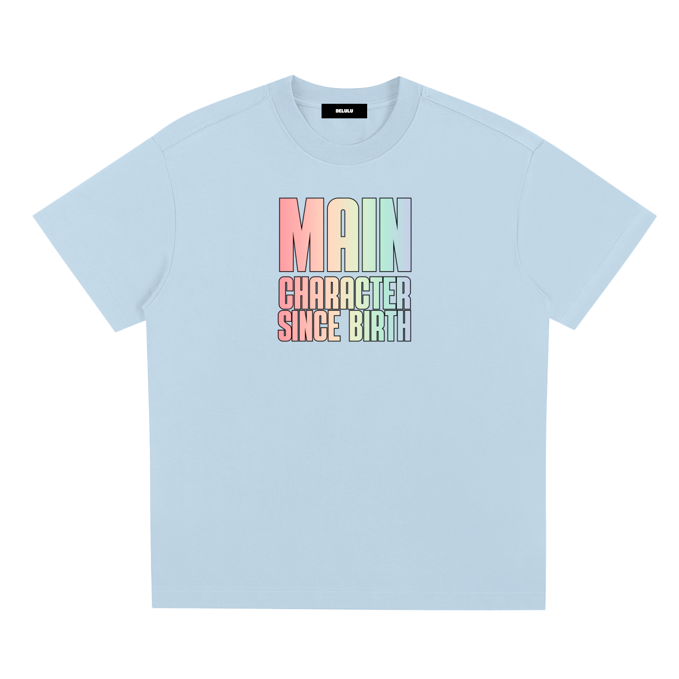PRIDE LOOSE FIT UNISEX T-SHIRT - MAIN CHARACTER SINCE BIRTH