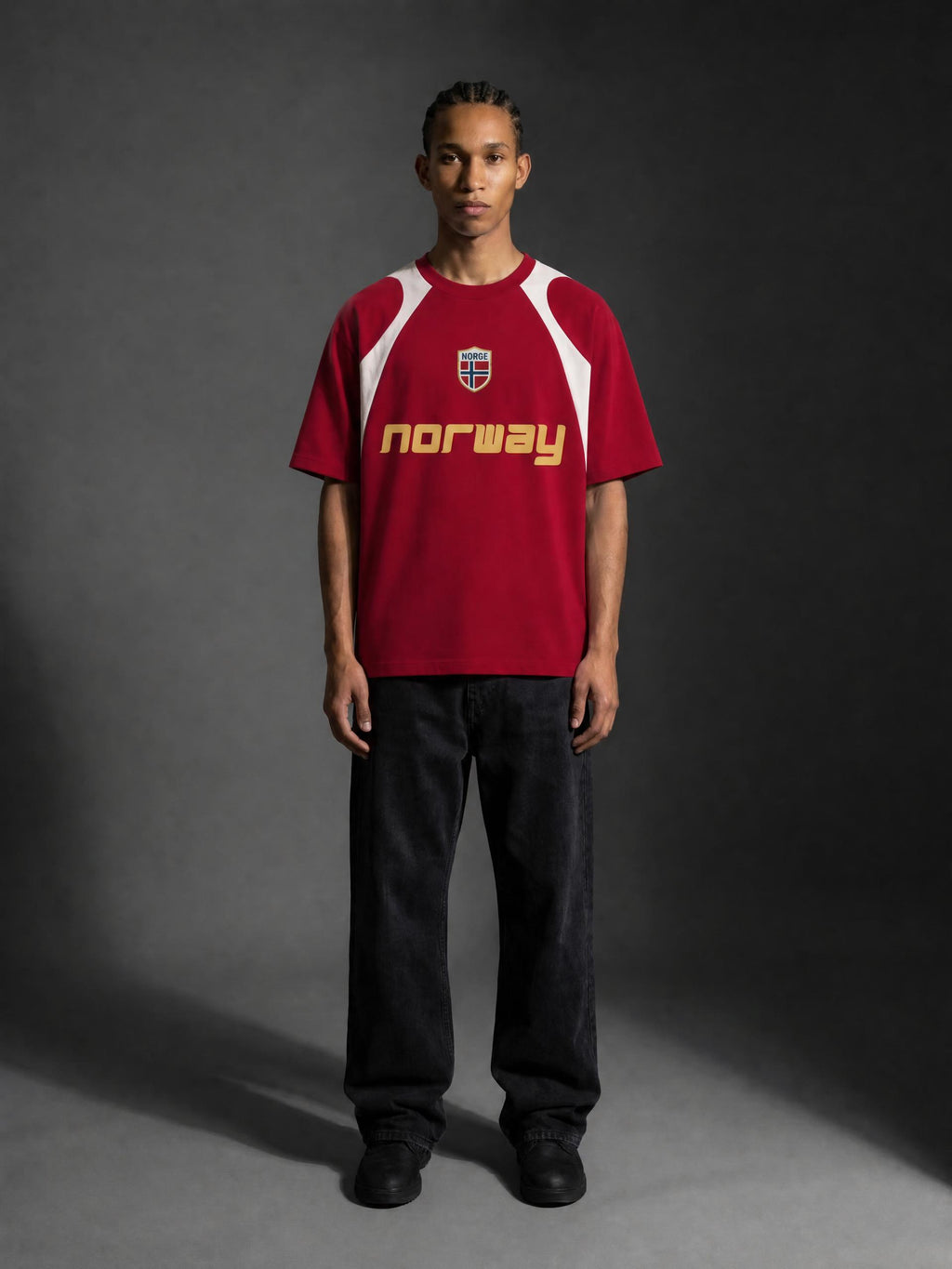UNISEX COTTON T-SHIRT WORLD CUP - NORWAY - HAALAND