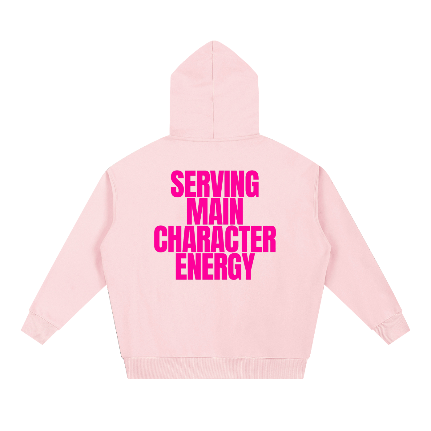 MAIN CHARACTER VIBE HOODIE - SERVING MAIN CHARACTER ENERGY