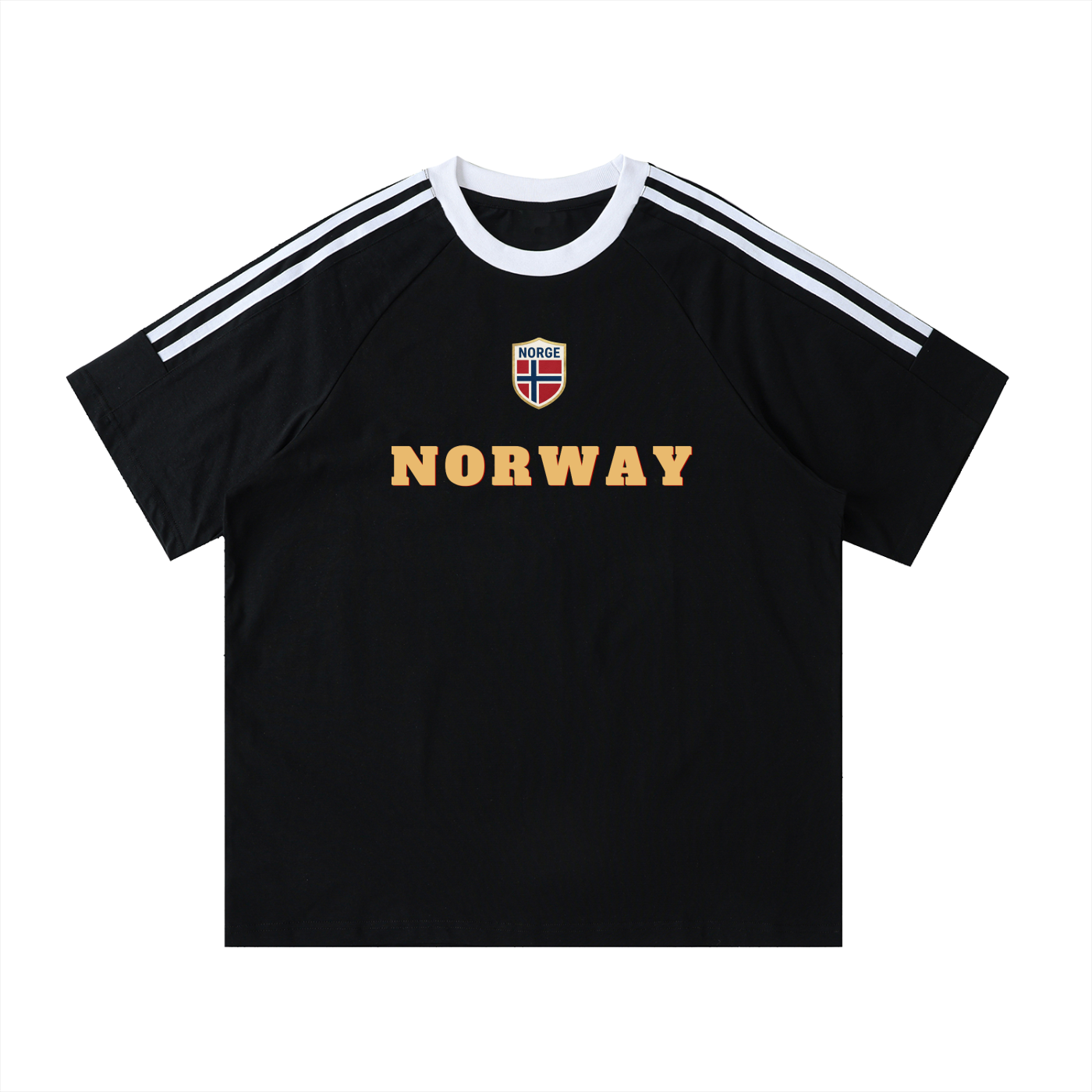 UNISEX CONTRAST TAPE T-SHIRT - WORLD CUP - RO RO RO