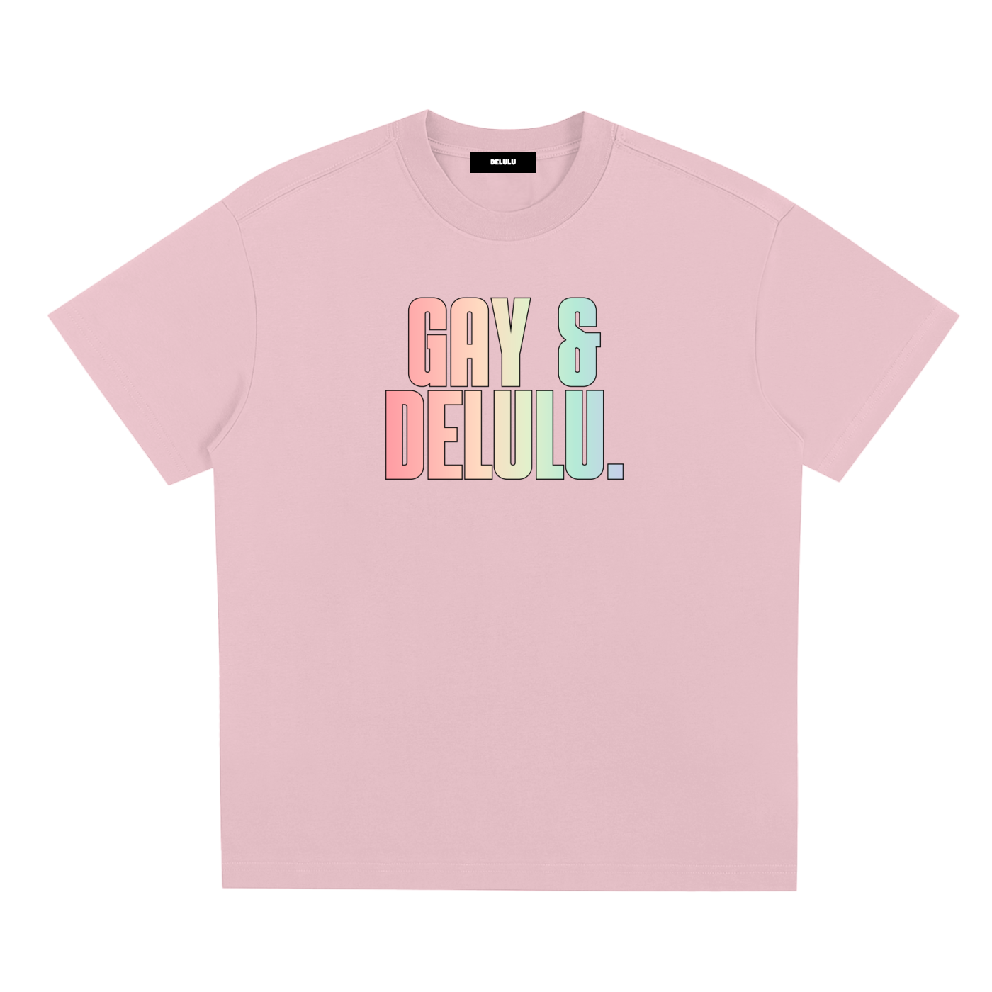 PRIDE LOOSE FIT UNISEX T-SHIRT - GAY & DELULU