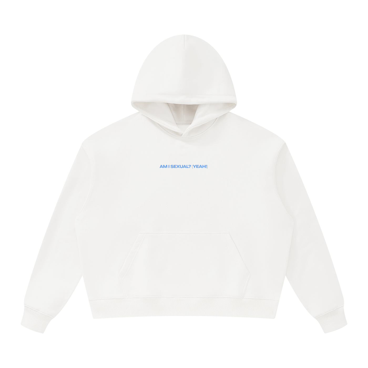 UNISEX OVERSIZED HEAVYWEIGHT HOODIE - HOMECOMING DÜSSELDORF - AM I SE*UAL? (YEAH!)