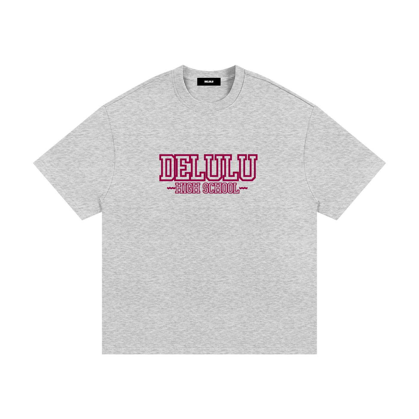 ESSENTIAL HEAVYWEIGHT COTTON T-SHIRT - DELULU HIGH SCHOOL