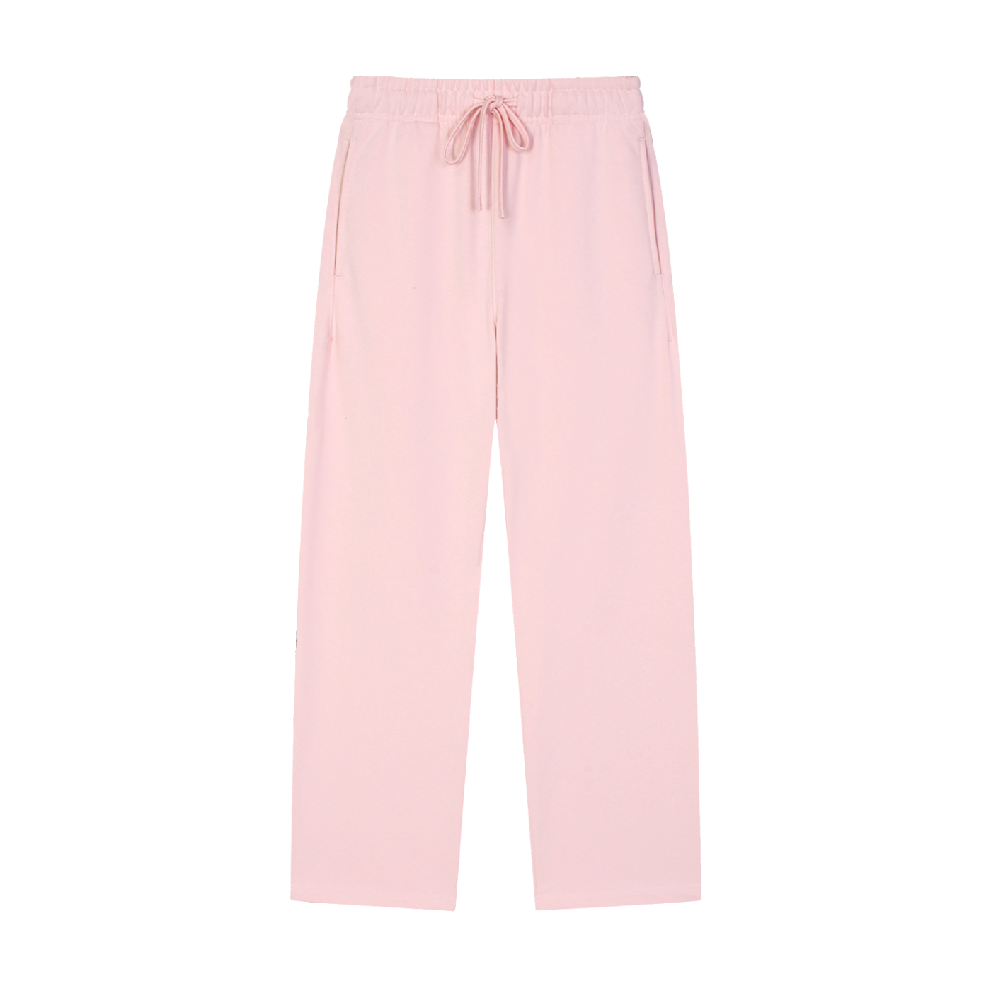 STRAIGHT-LEG SWEATPANTS - PINK