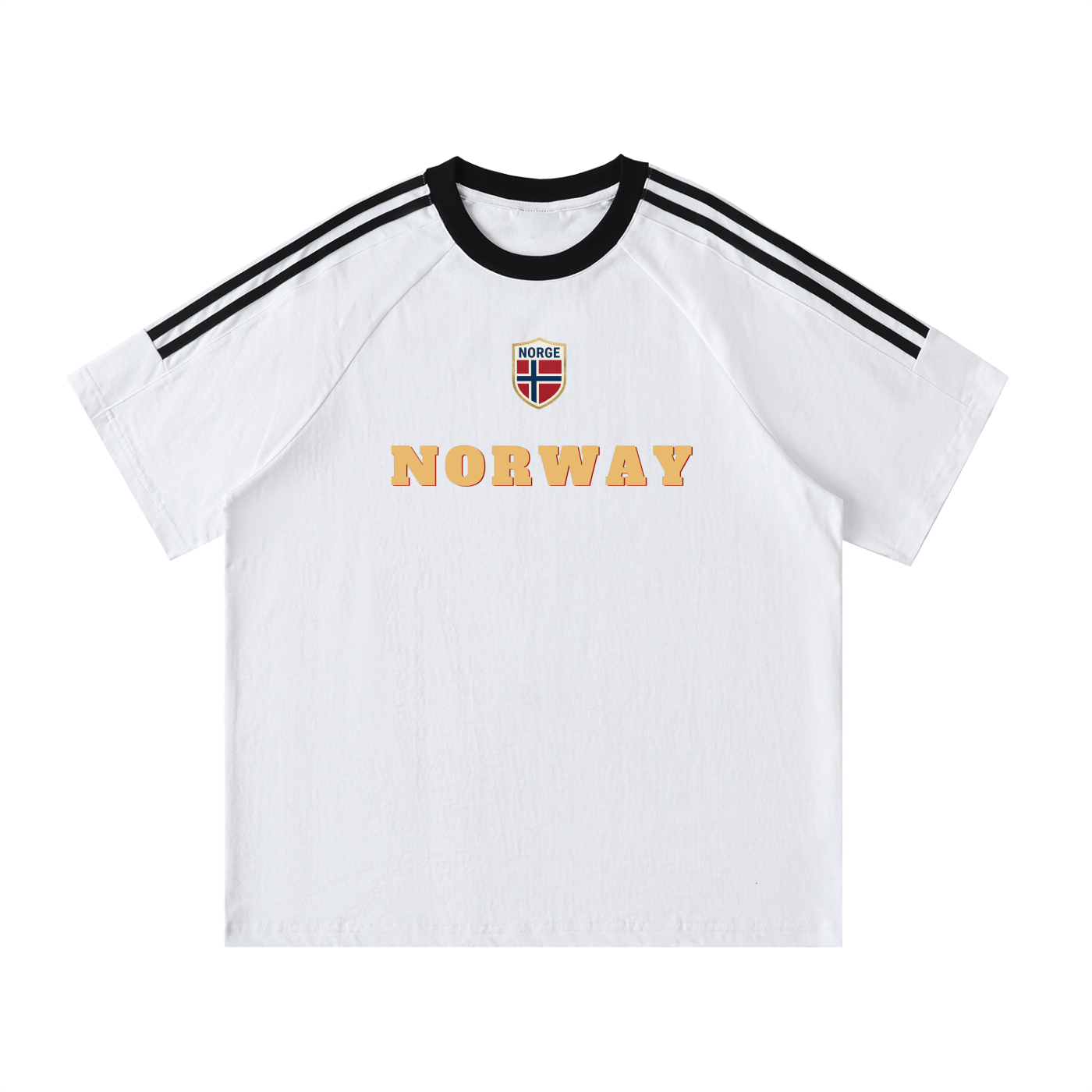 UNISEX CONTRAST TAPE T-SHIRT - WORLD CUP - RO RO RO