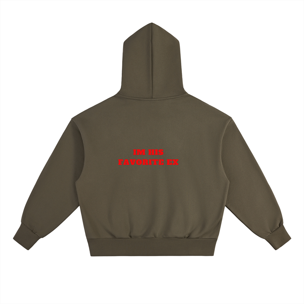 ESSENTIAL HEAVYWEIGHT FLEECE HOODIE - FAVORITE EX