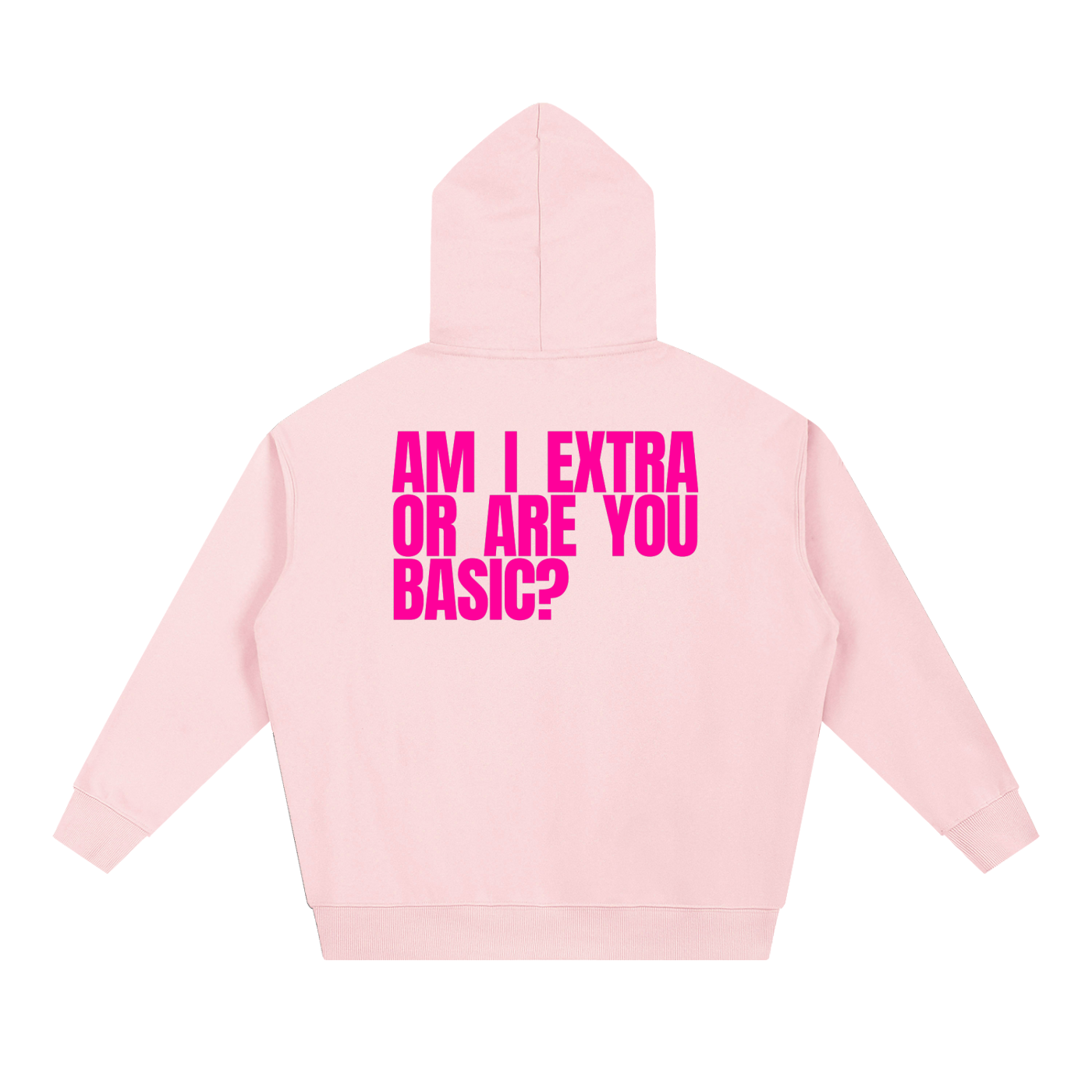 MAIN CHARACTER VIBE HOODIE - AM I EXTRA OR ARE YOU BASIC?