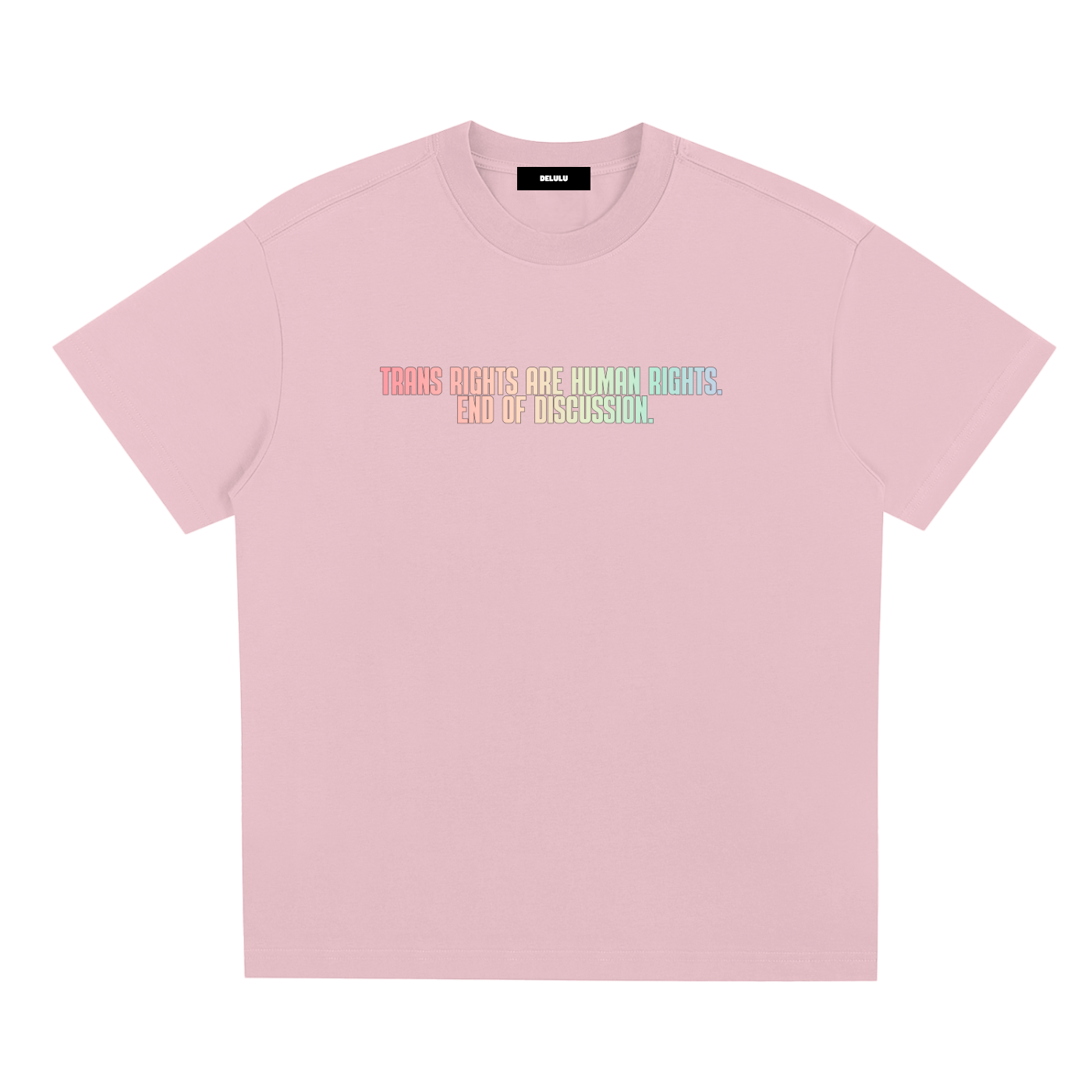 PRIDE LOOSE FIT UNISEX T-SHIRT - TRANS RIGHTS ARE HUMAN RIGHTS