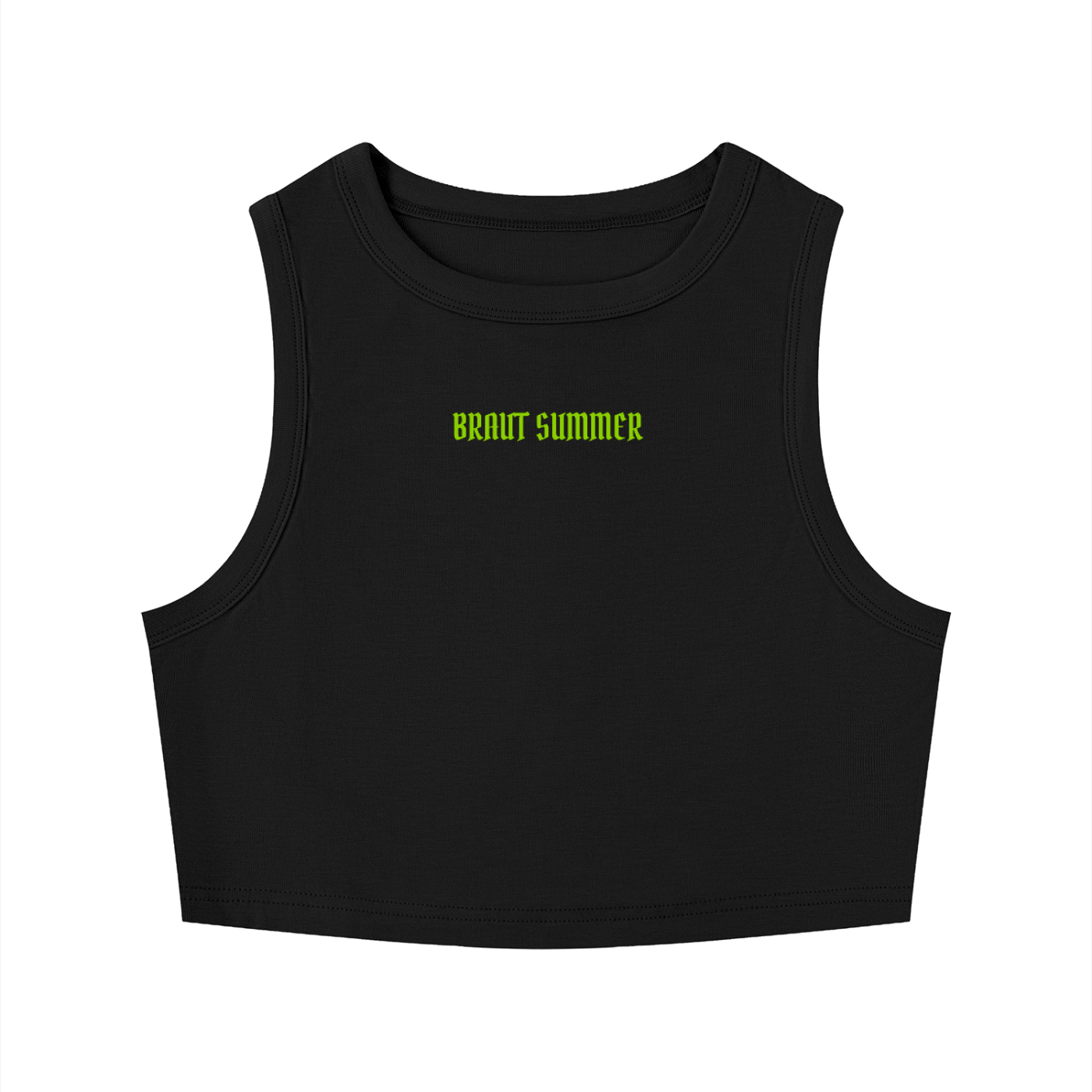 WOMEN'S TIGHT CREWNECK CROP TANK TOP - BRAUT SUMMER
