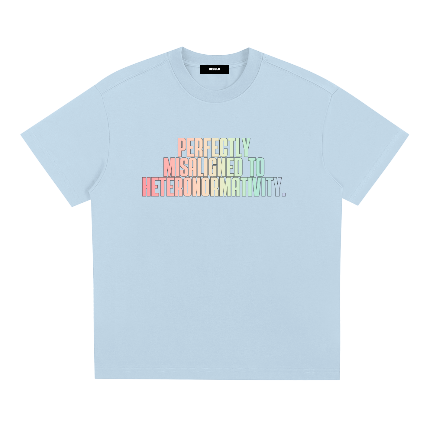 PRIDE LOOSE FIT UNISEX T-SHIRT - PERFECTLY MISALIGNED