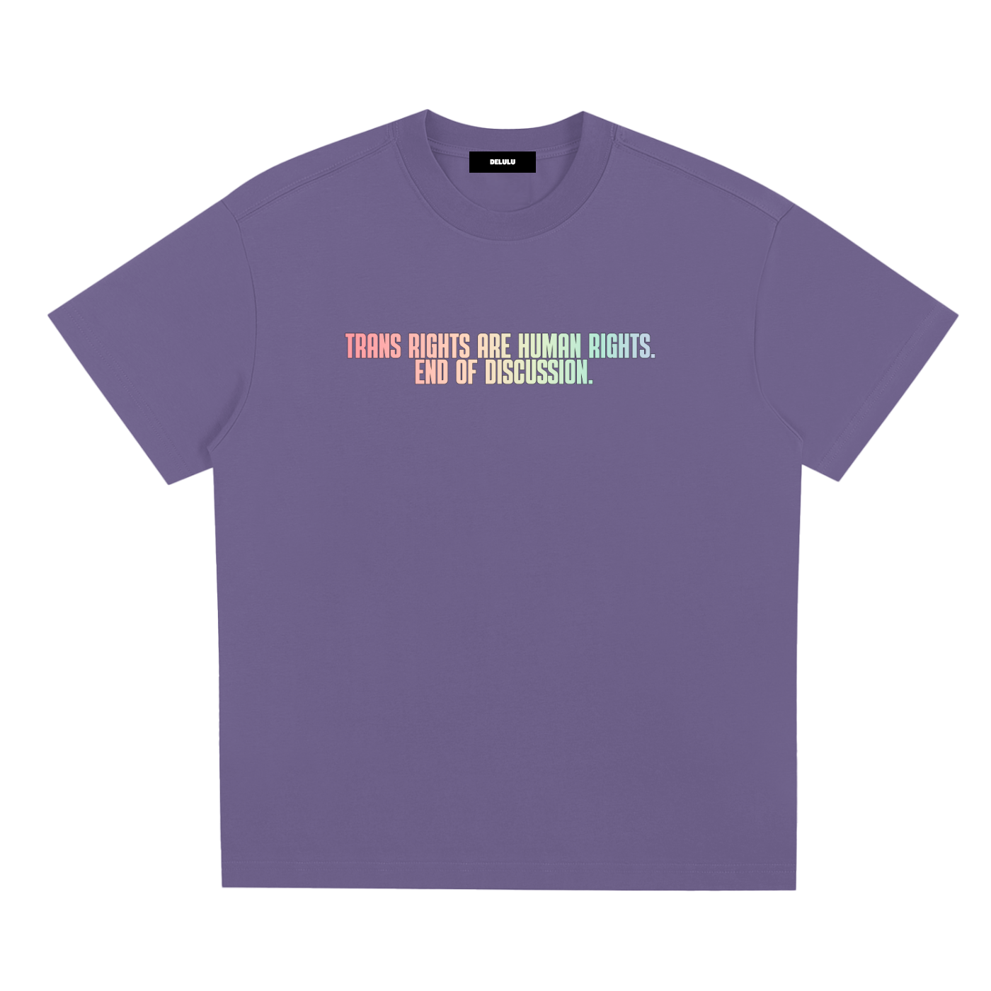 PRIDE LOOSE FIT UNISEX T-SHIRT - TRANS RIGHTS ARE HUMAN RIGHTS