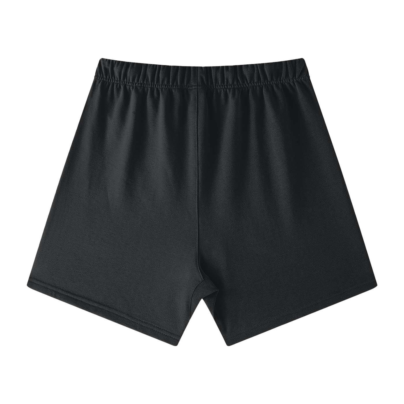 UNISEX EARTH TONE LOOSE FIT COTTON SHORTS CARBON GRAY