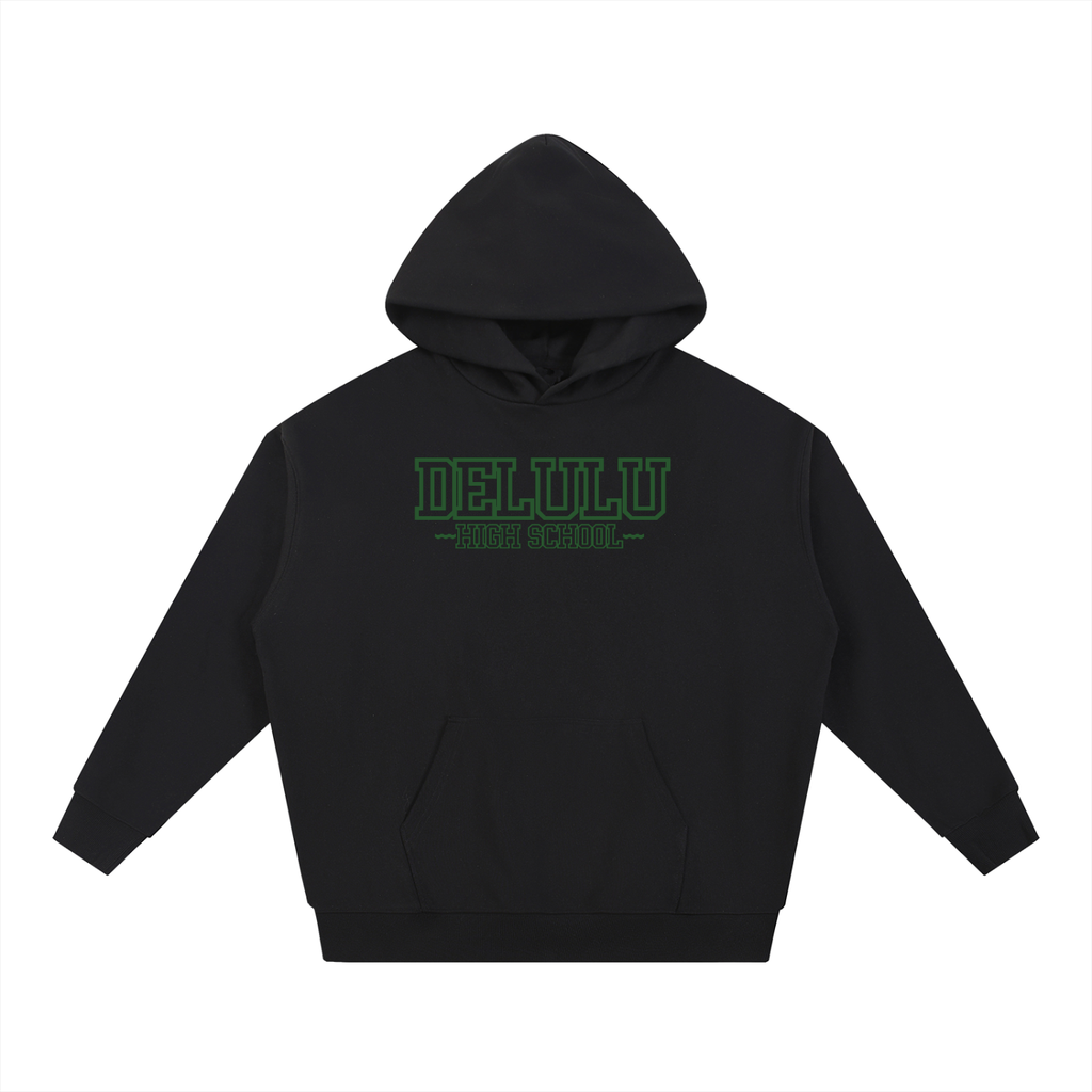 ESSENTIAL HEAVYWEIGHT HOODIE - DELULU HIGH SCHOOL