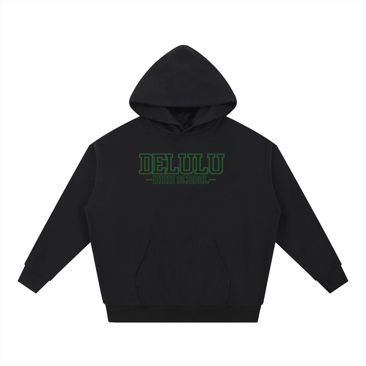 ESSENTIAL HEAVYWEIGHT HOODIE - DELULU HIGH SCHOOL
