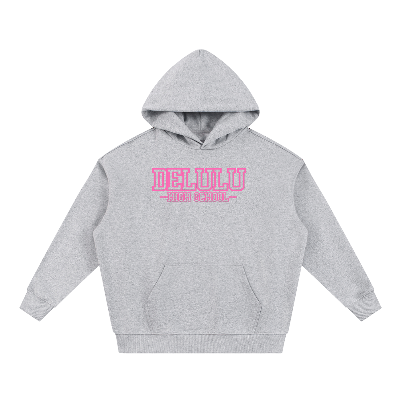 ESSENTIAL HEAVYWEIGHT HOODIE - DELULU HIGH SCHOOL