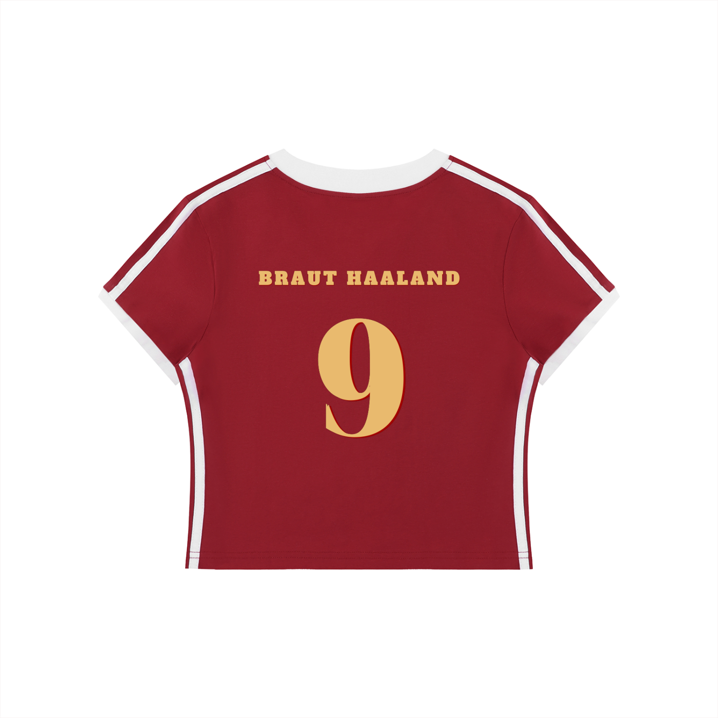 WOMEN'S RETRO CROPPED T-SHIRT - WORLD CUP NORWAY BRAUT HAALAND