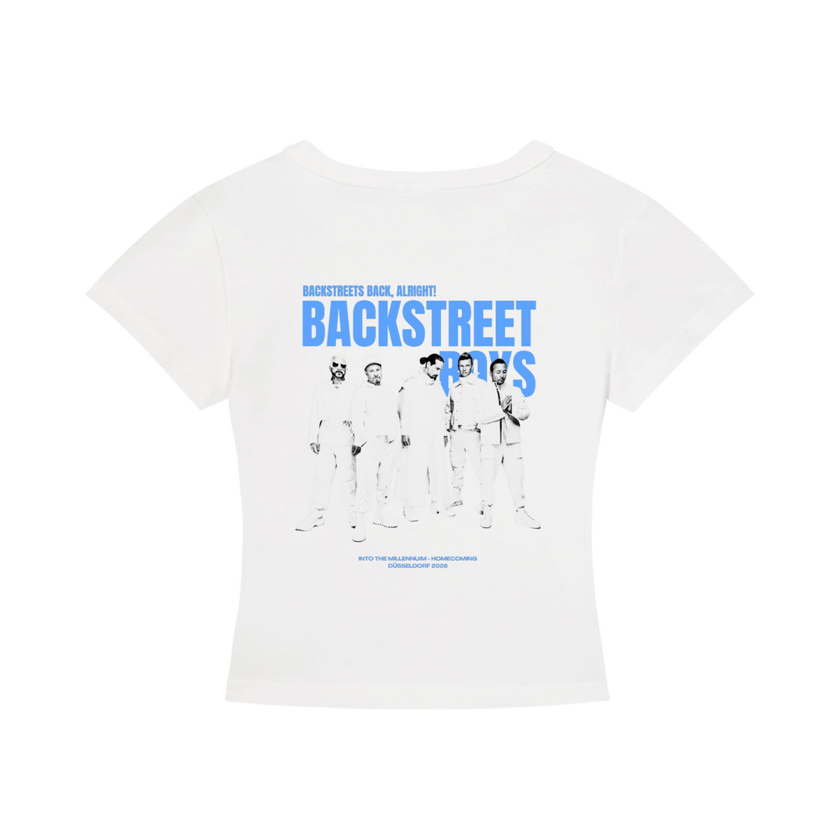 WOMEN'S CROPPED T-SHIRT - HOMECOMING DÜSSELDORF - BACKSTREET'S BACK, ALRIGHT!