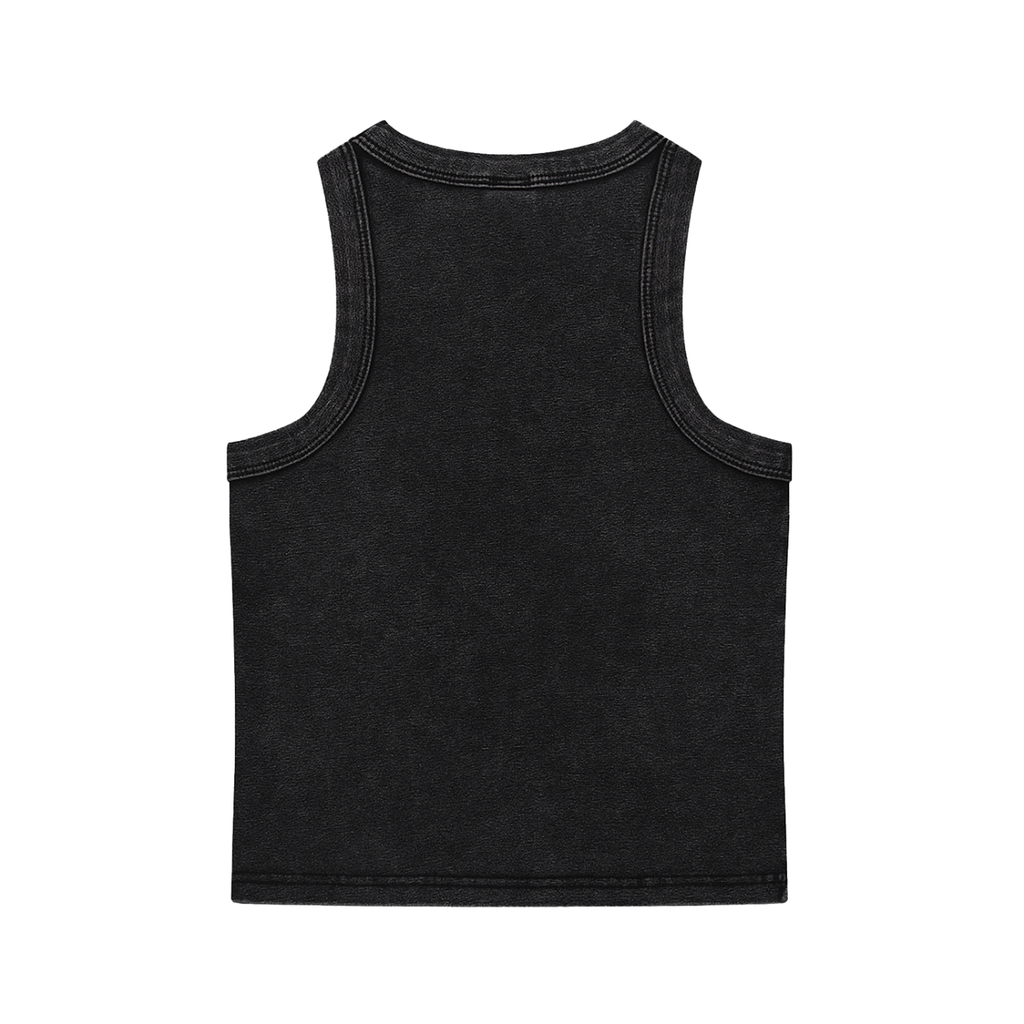 SNOW WASHED TANK TOP DELULU LEMON