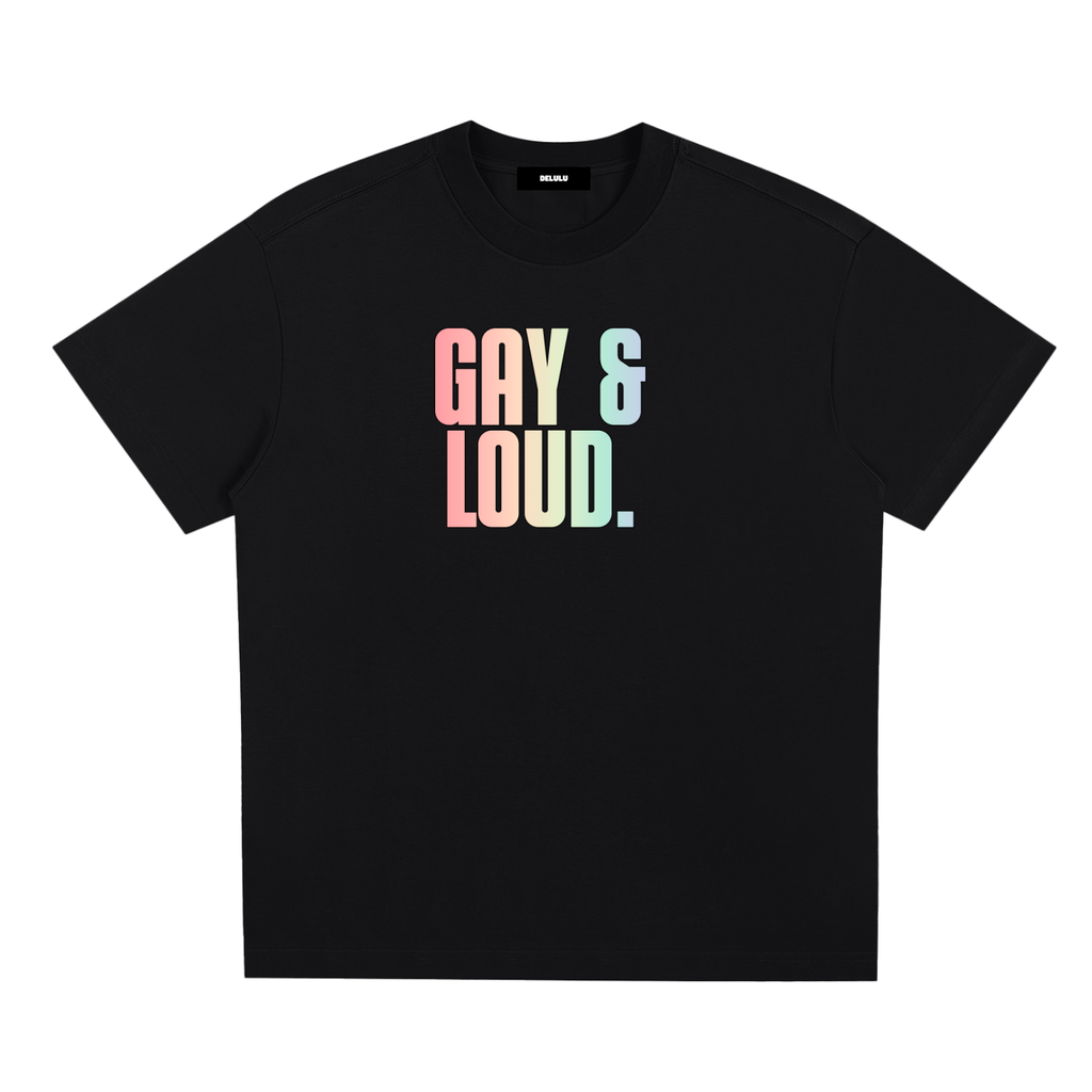 PRIDE LOOSE FIT UNISEX T-SHIRT - GAY & LOUD