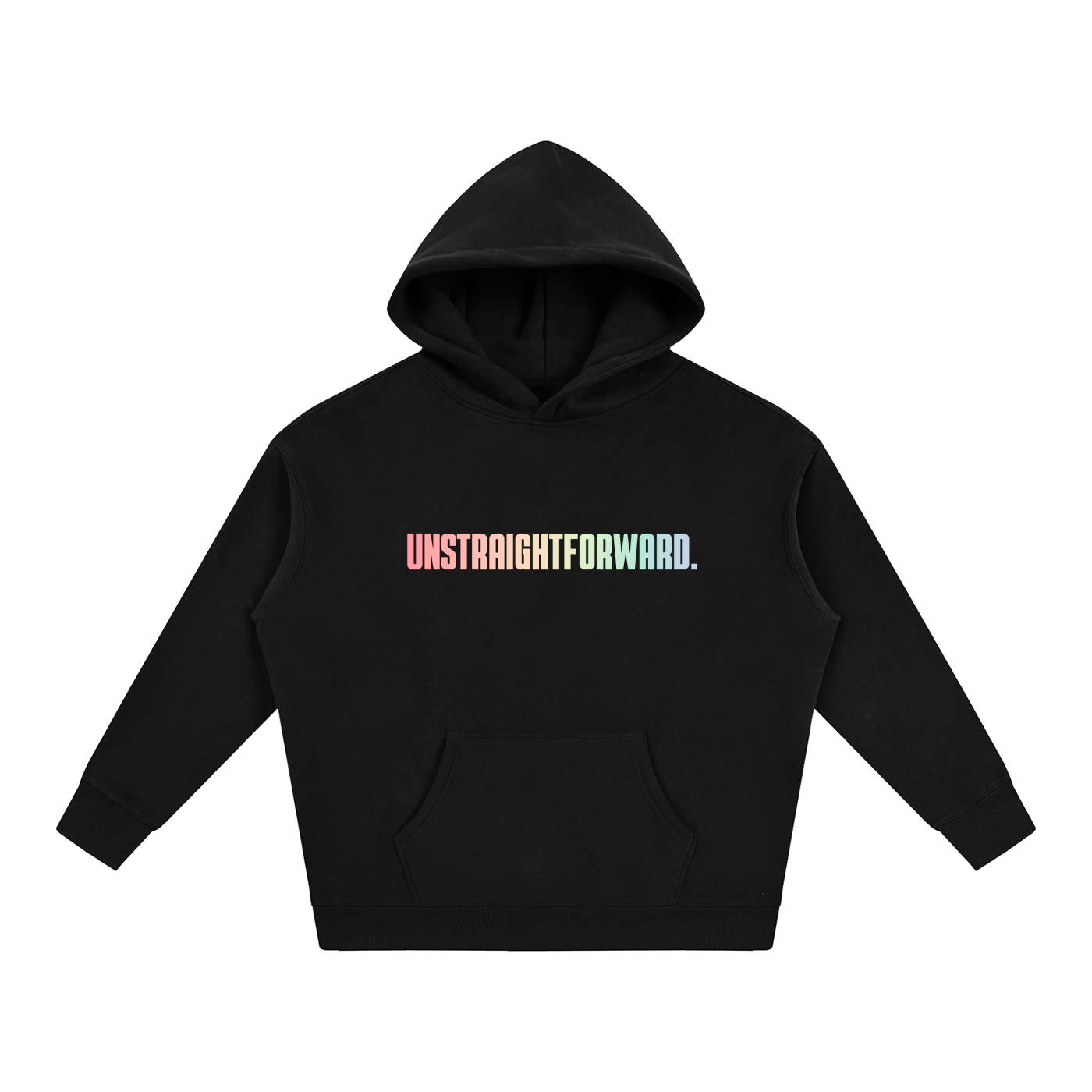 PRIDE OVERSIZED PREMIUM FLEECED HOODIE - UNSTRAIGHTFORWARD