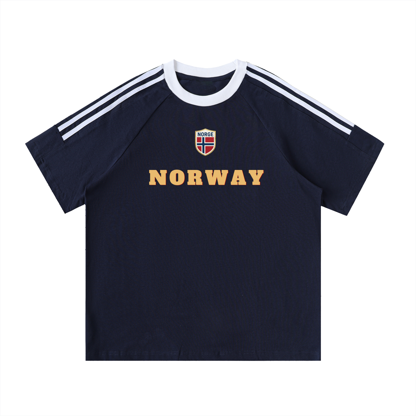 UNISEX CONTRAST TAPE T-SHIRT - WORLD CUP - RO RO RO