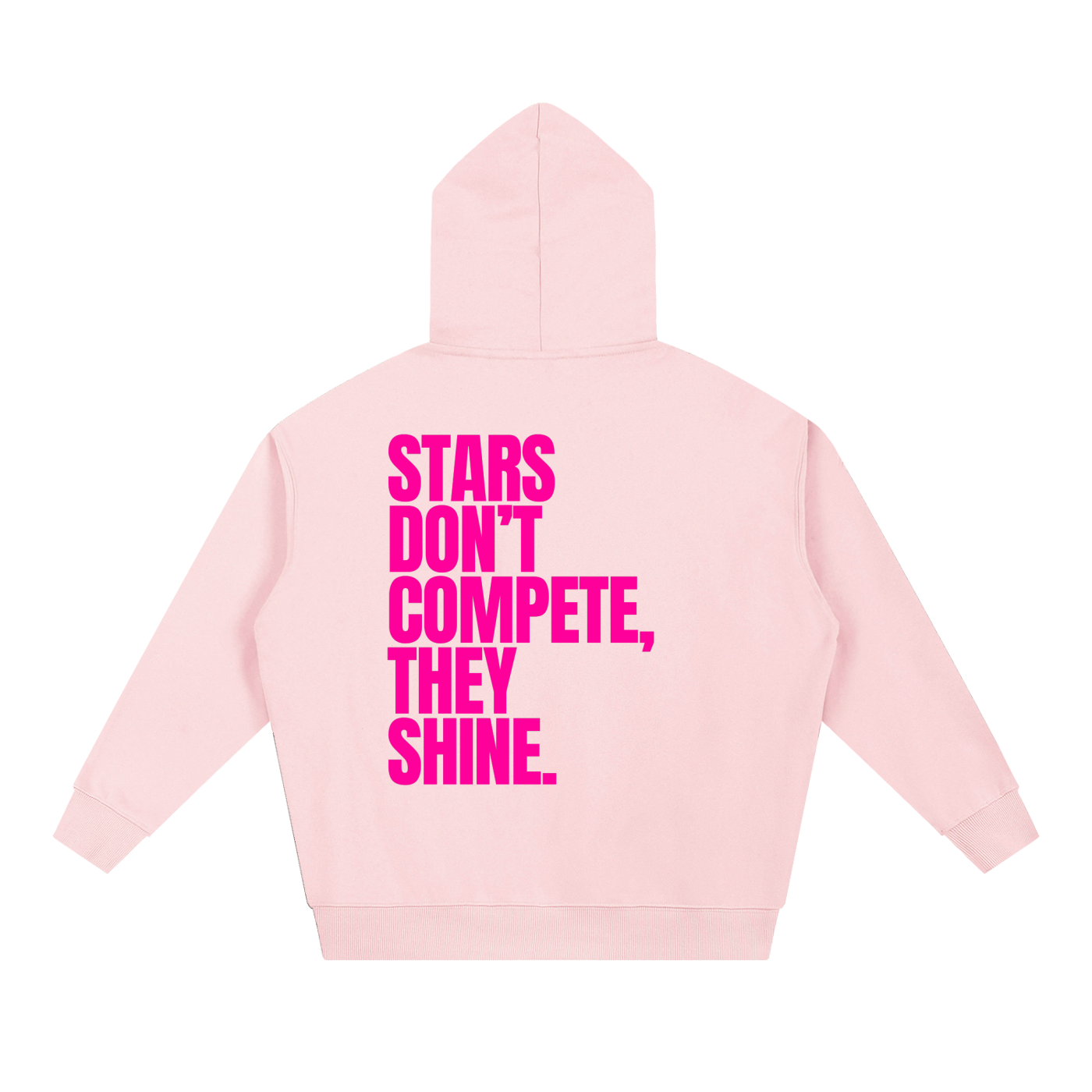 MAIN CHARACTER VIBE HOODIE - STARS DON'T COMPETE THEY SHINE